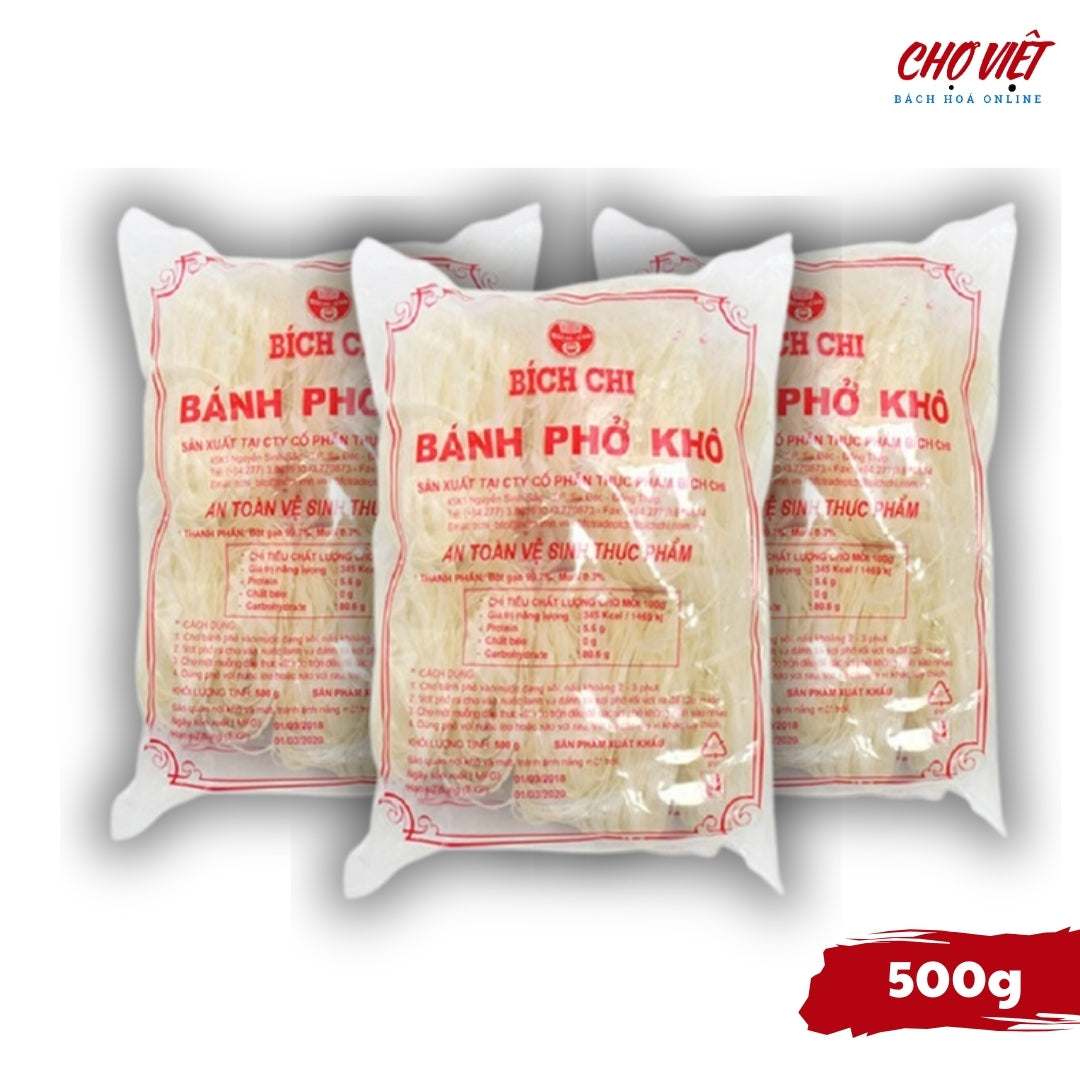Bánh Phở Khô Bích Chi – Túi 500g