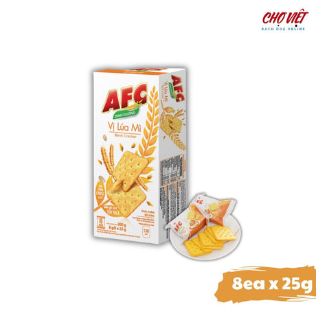 Bánh AFC Vị Lúa Mì (25g x 8) Chợ Việt K01