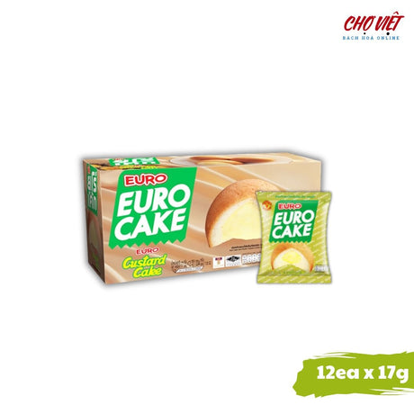 Bánh Euro Cake - Gói 12 cái x 17g Chợ Việt K01