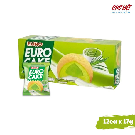 Bánh Euro Cake - Gói 12 cái x 17g Chợ Việt K01
