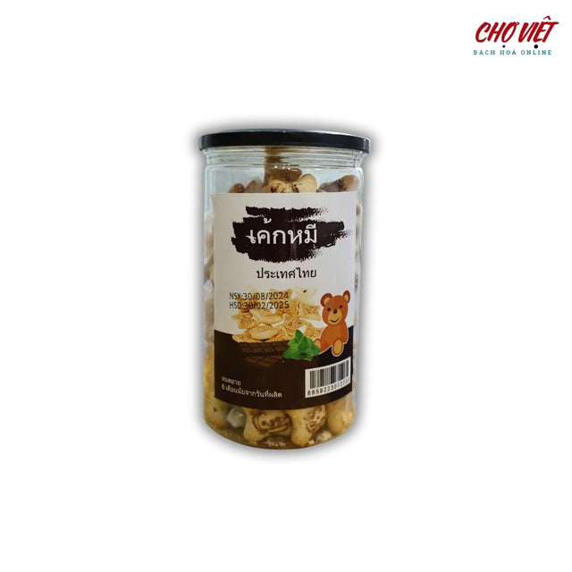 Bánh Gấu Nhân Kem Vị Truyền Thống Thái Lan – Hũ 350g Chợ Việt K01