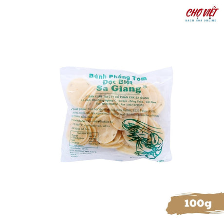 Bánh Phồng Tôm Sa Giang – Túi 100g Chợ Việt K01