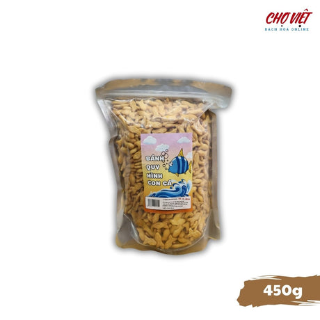 Bánh Quy Hình Con Cá – Giòn Rụm và Thơm Ngon Chợ Việt K01
