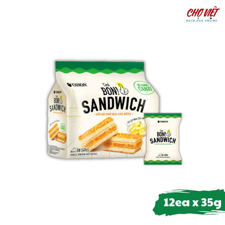 Bánh Sandwich Sốt Bơ Phô Mai Cua Bông Orion Chợ Việt K01
