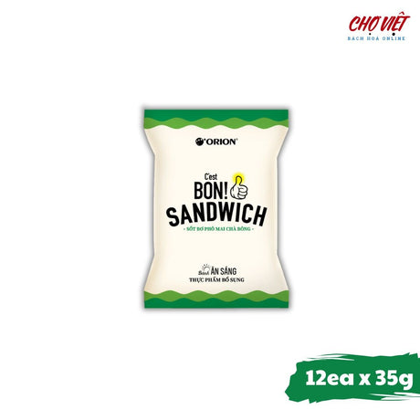Bánh Sandwich Sốt Bơ Phô Mai Cua Bông Orion Chợ Việt K01