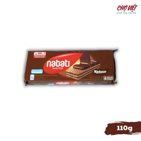Bánh Xốp Nabati – Gói 110g (Vị Socola & Vị Vani) Chợ Việt K01