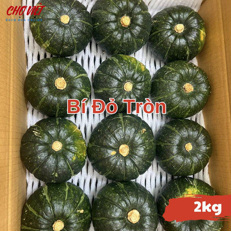 Bí Đỏ Tròn (2kg) Chợ Việt N01