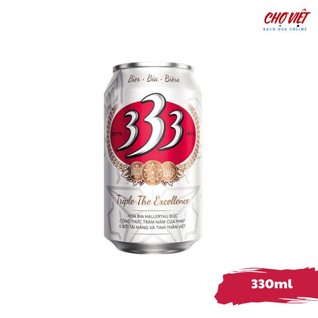 Bia 333 (330ml) Chợ Việt