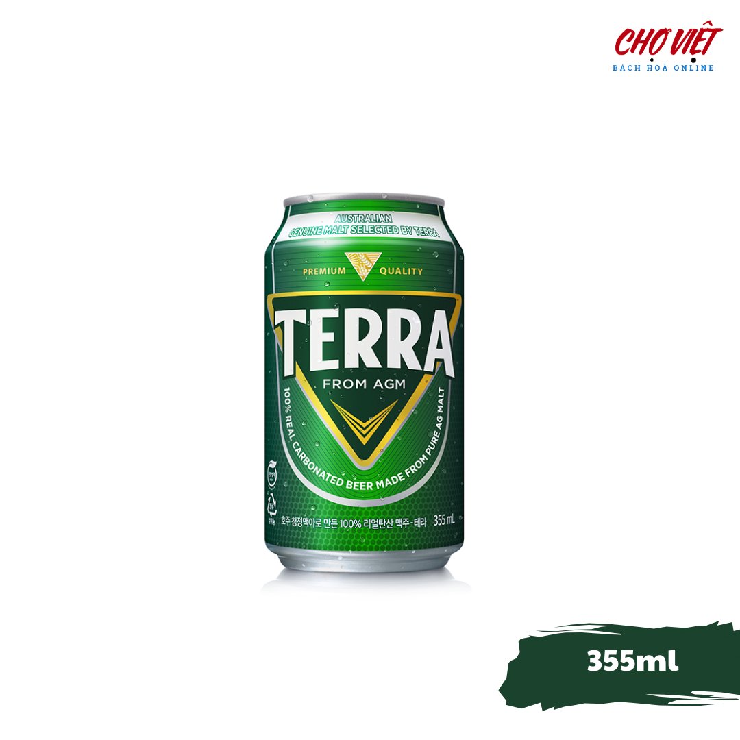 Bia Terra 355ml Chợ Việt