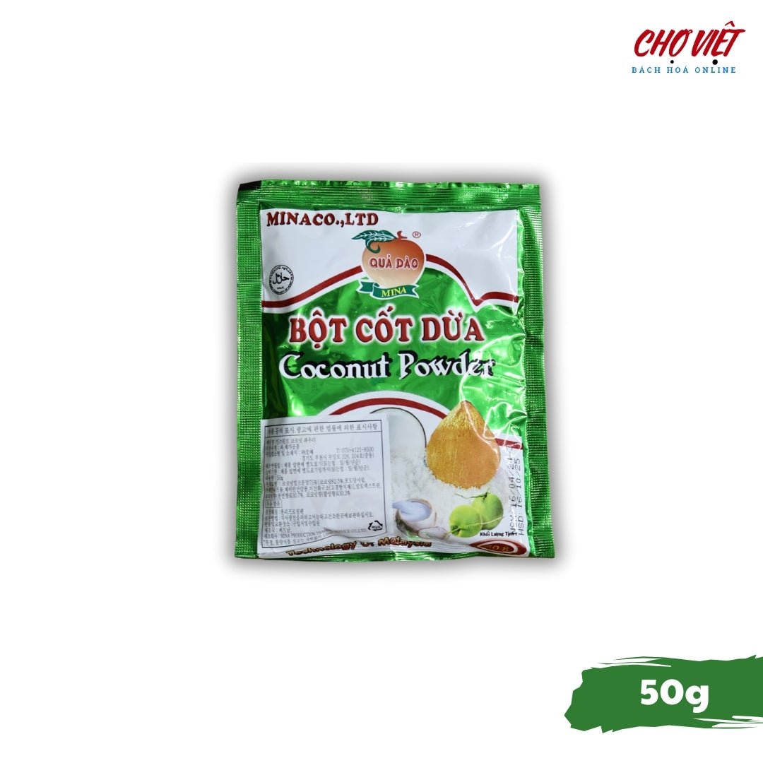 Bột Cốt Dừa Minaco - Gói 50g Chợ Việt K01