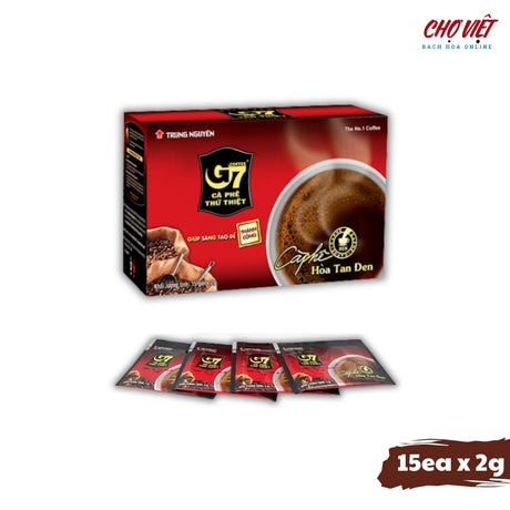 Cà Phê G7 Hòa Tan Đen – 15 Gói x 2g Chợ Việt K01