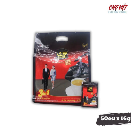 Cà Phê Hòa Tan G7 3in1 – 50 Gói Chợ Việt K02