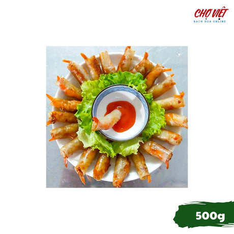 Chả Ram Tôm Đất Bình Định – Giòn Tan, Đậm Đà Hương Vị Quê Hương (500g) Chợ Việt K02