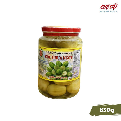 Cóc Chua Ngọt - Hũ 830g Chợ Việt K01