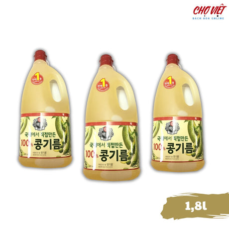 Dầu Ăn Số 1 Hàn Quốc - Dưỡng Chất Tinh Khiết (1.8L) Chợ Việt