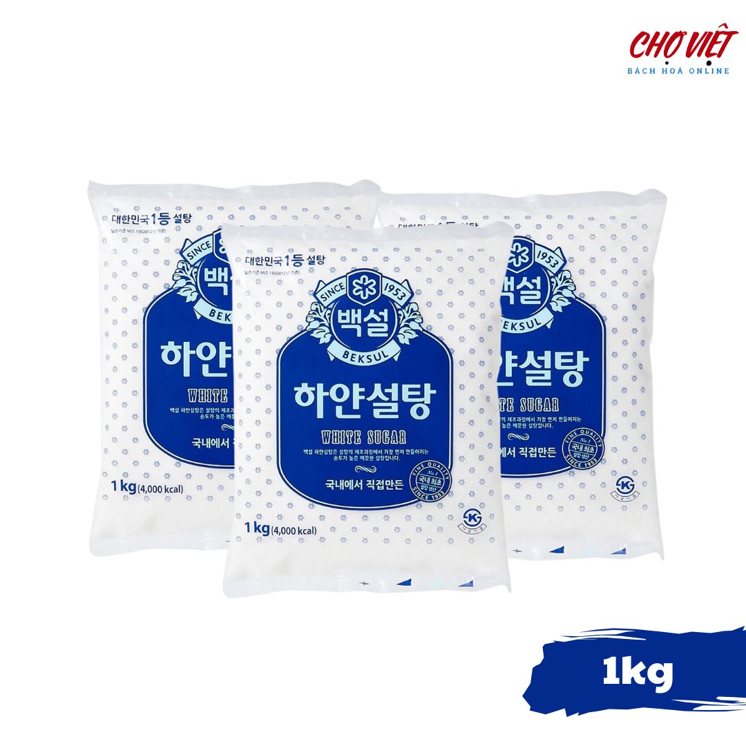 Đường Trắng - Tinh Khiết, Ưa Chuộng tại Hàn Quốc (1kg) Chợ Việt