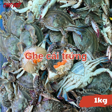 Ghẹ Cái Trứng – 1kg Chợ Việt C01