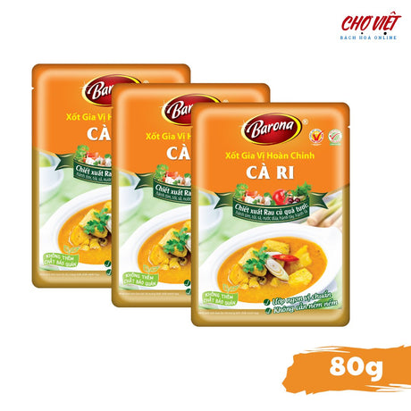 Gia Vị Cà Ri - Hương Vị Truyền Thống Đậm Đà (80g) Chợ Việt