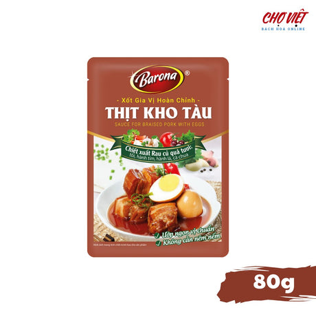 Gia Vị Thịt Kho Tàu - Hương Vị Truyền Thống (80g) Chợ Việt