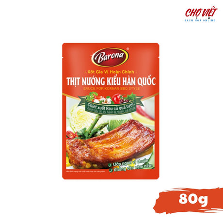 Gia Vị Thịt Nướng Kiểu Hàn Quốc - Hương Vị Truyền Thống (80g) Chợ Việt
