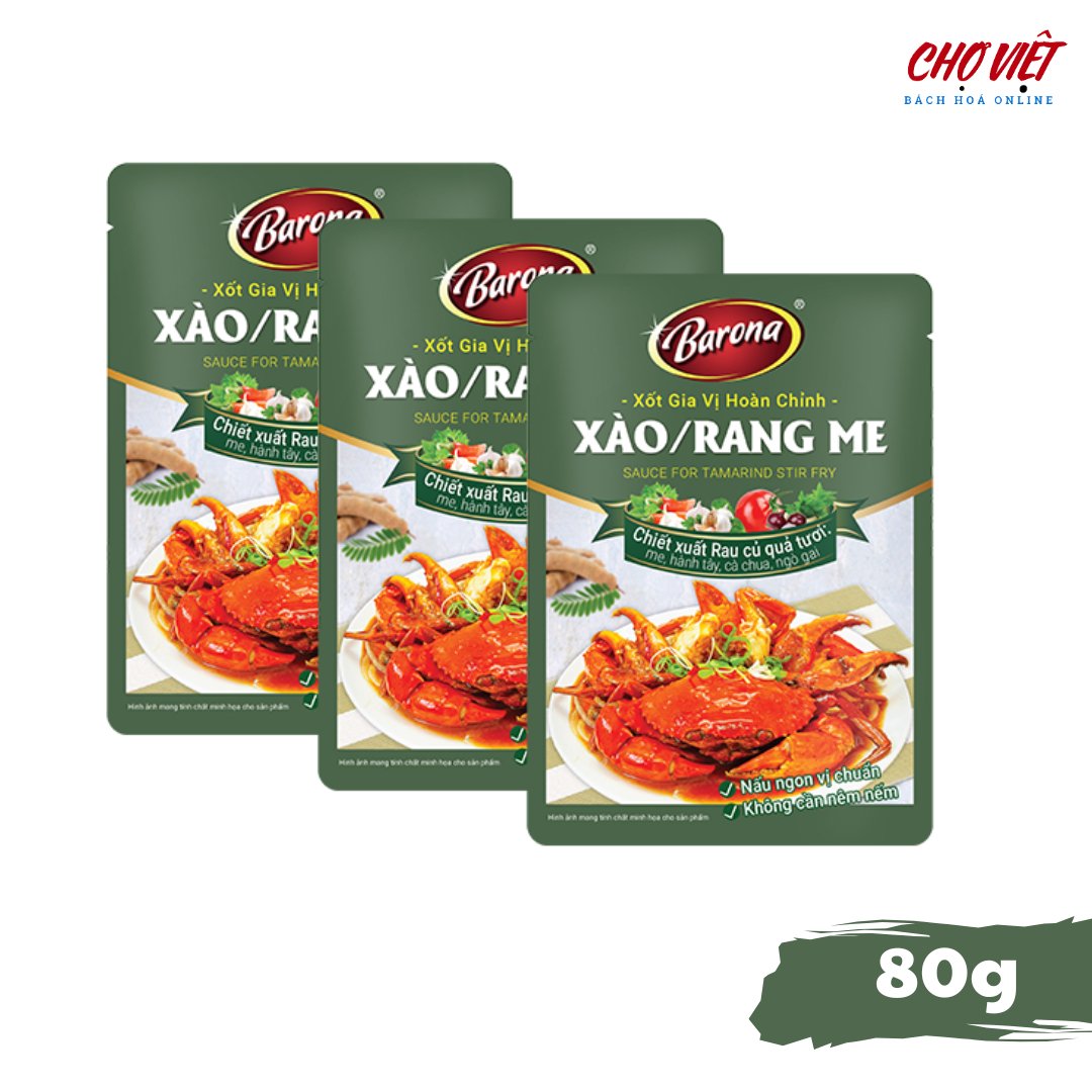 Gia Vị Xào Rang Me - Đậm Đà Chua Ngọt Tự Nhiên (80g) Chợ Việt