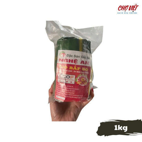 Giò Bắp Bò Nghệ An - Gói 1kg Chợ Việt K02