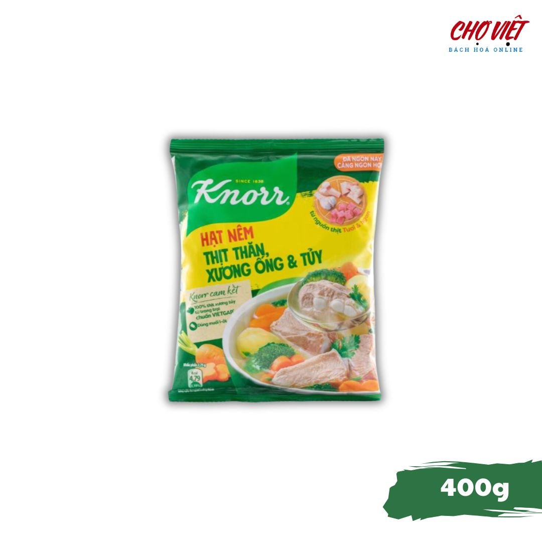 Hạt Nêm Knorr Từ Thịt Heo - Gói 400g Chợ Việt K01