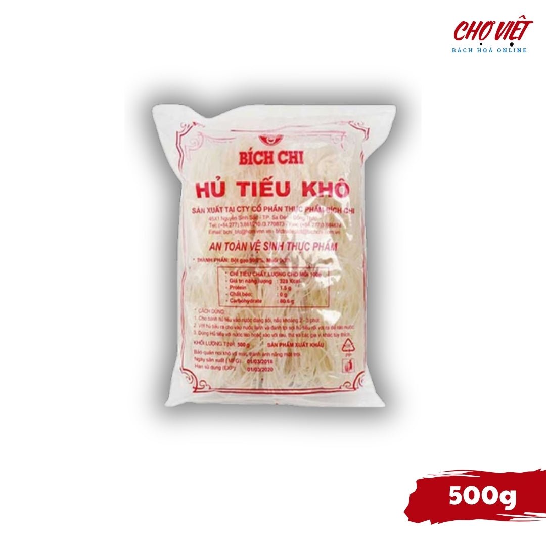 Hủ Tiếu Khô Bích Chi – Túi 500g Chợ Việt K01