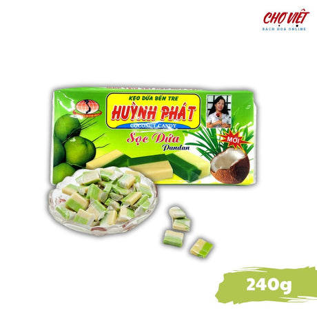Kẹo Dừa Nguyên Phát - Hộp 240g Chợ Việt K01