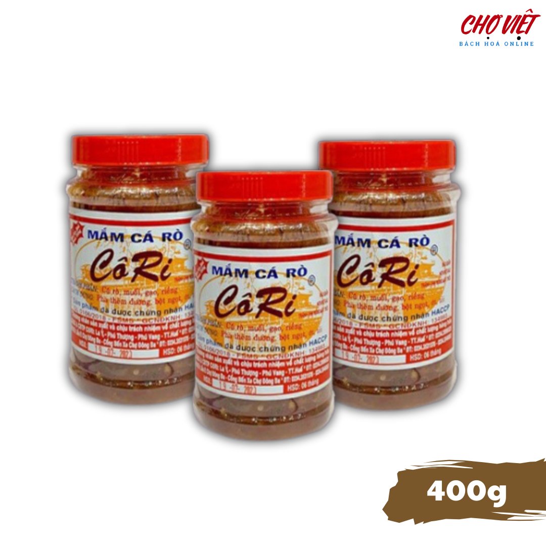 Mắm Cá Rò Cô Ri - Đậm Đà Vị Cá Lên Men Tự Nhiên (400g) Chợ Việt