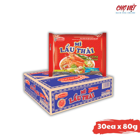 Mì Lẩu Thái Vị Tôm - 80g (Đậm Đà, Thơm Ngon) Chợ Việt