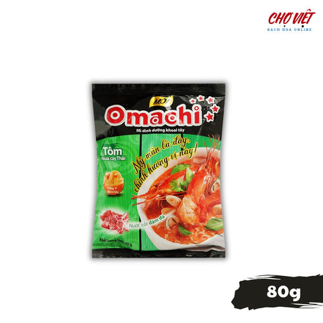 Mì Tôm Omachi Tôm Chua Cay Thái - 80g (Hương Vị Đặc Biệt) Chợ Việt