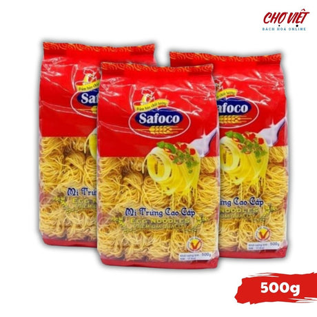Mì Trứng Cao Cấp Safoco – Túi 500g Chợ Việt K01