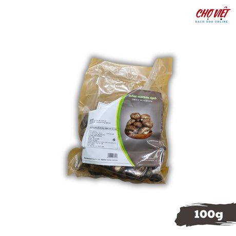 Nấm Hương Sấy Khô - 100g (Giàu Hương Vị Tự Nhiên Chợ Việt K01