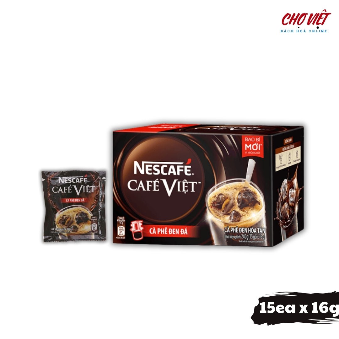 NESCAFÉ Café Việt Cà Phê Đen Đá – Đậm Vị Việt Chợ Việt K01