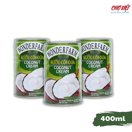 Nước Cốt Dừa - 400ml (Hương Vị Tự Nhiên) Chợ Việt
