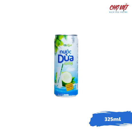 Nước Dừa Có Thịt 330ml Chợ Việt
