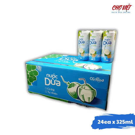 Nước Dừa Có Thịt 330ml Chợ Việt