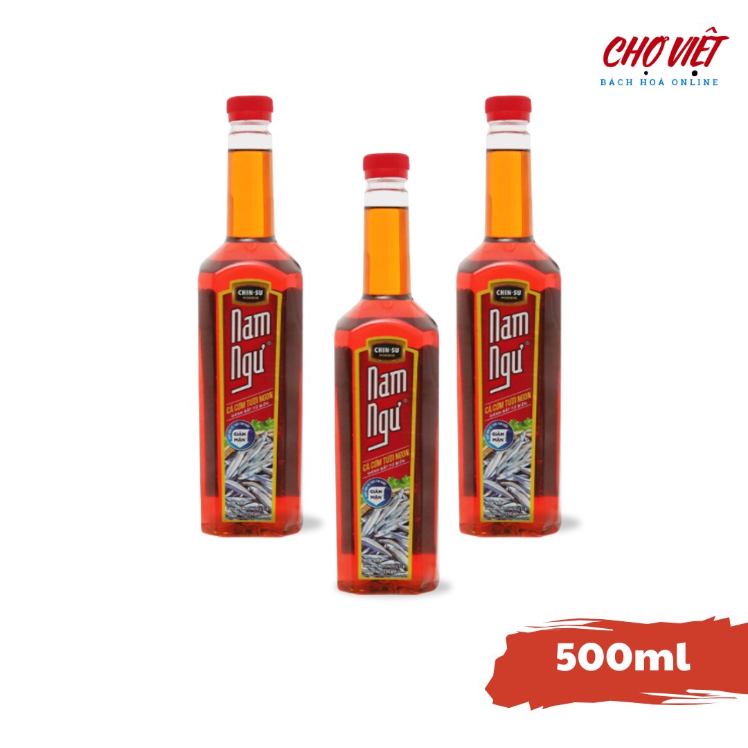 Nước Mắm Nam Ngư Cá Cơm - Hương Vị Truyền Thống Việt Nam (750ml) Chợ Việt