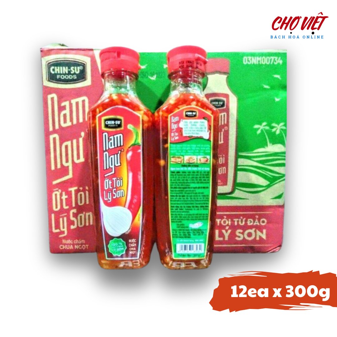 Nước Nắm Nam Ngư Ớt Tỏi Lý Sơn - Gia Vị Đậm Đà Hương Vị Quê (300g) Chợ Việt
