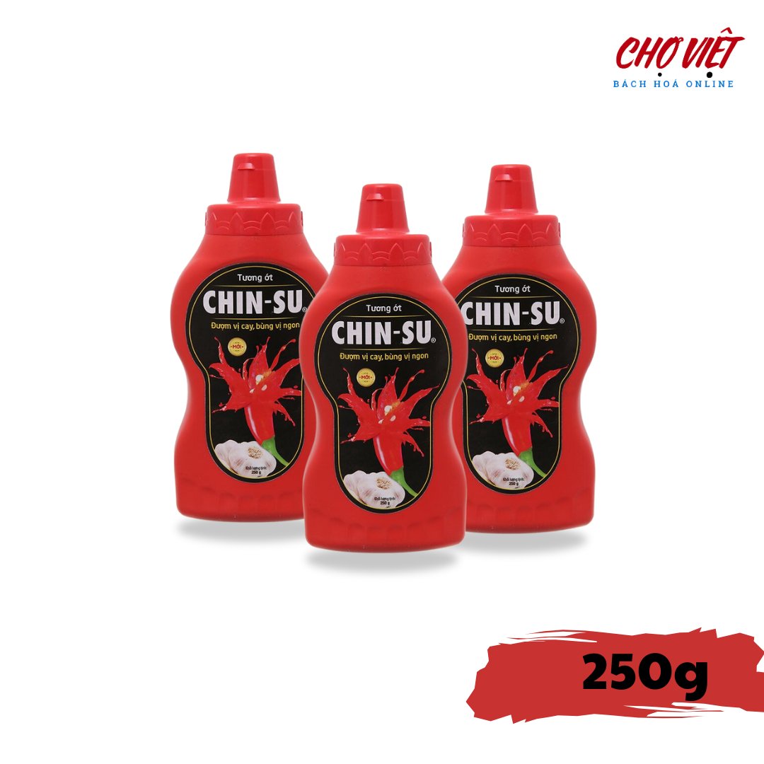 Nước Sốt Tương Ớt CHIN - SU 250g – Hương Vị Cay Nồng Đậm Đà Cho Mọi Món Ăn Chợ Việt K01