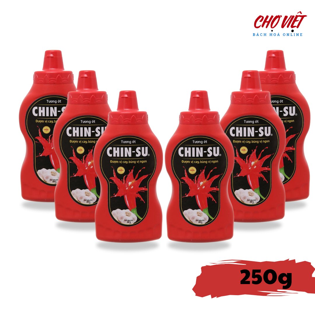 Nước Sốt Tương Ớt CHIN - SU 250g – Hương Vị Cay Nồng Đậm Đà Cho Mọi Món Ăn Chợ Việt K01