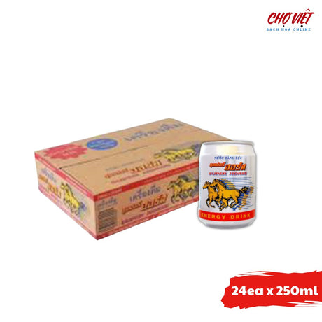Nước Tăng Lực Bò Húc Red Bull 250ml - Bò Húc Thái - Bò Húc Trắng Chợ Việt