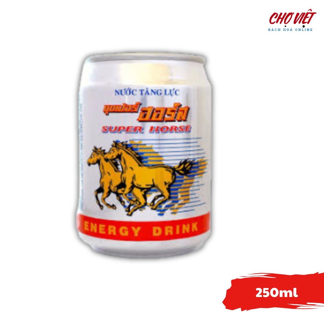 Nước Tăng Lực Bò Húc Red Bull 250ml - Bò Húc Thái - Bò Húc Trắng Chợ Việt