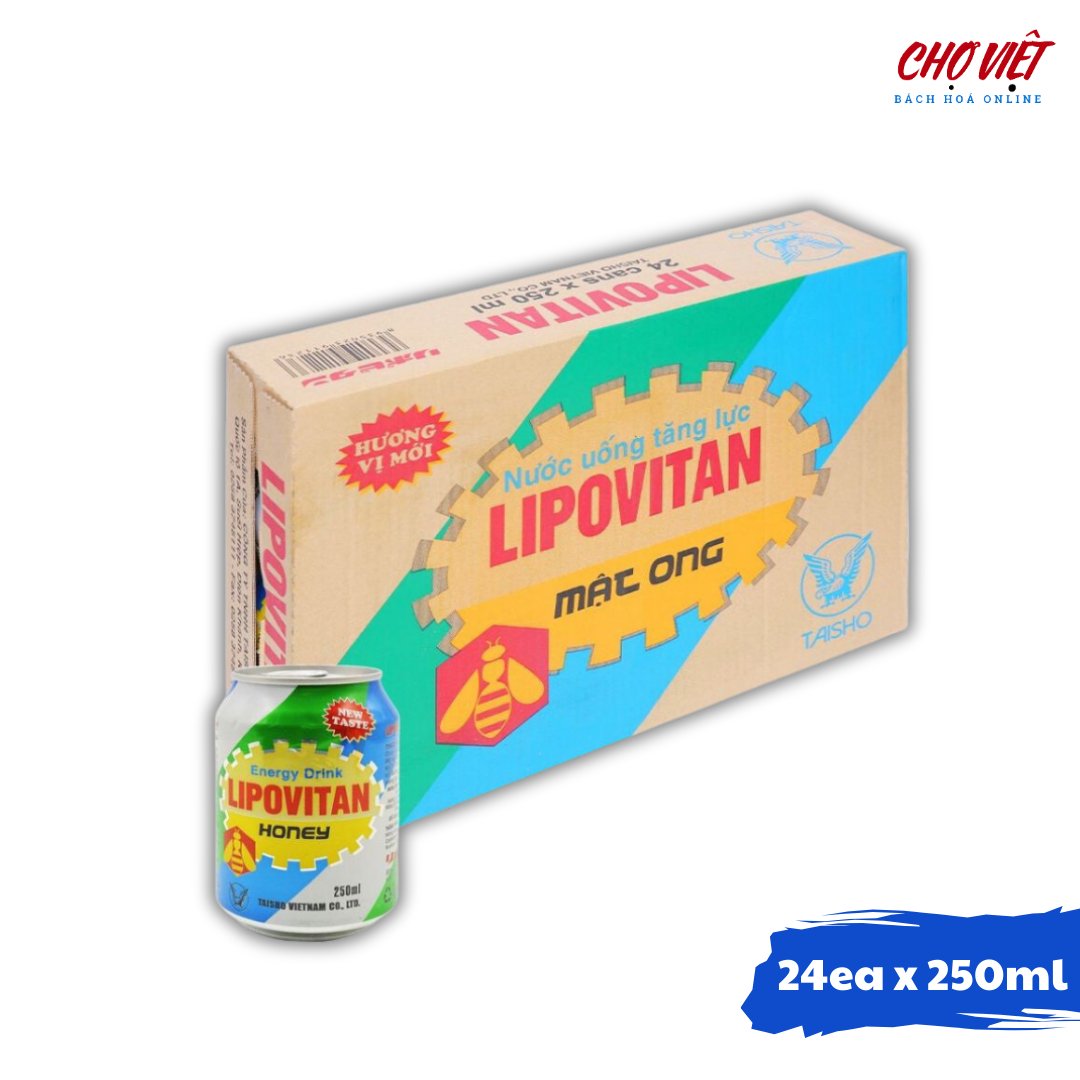 Nước Tăng Lực Lipovitan 250ml - Bò Húc Xanh Chợ Việt