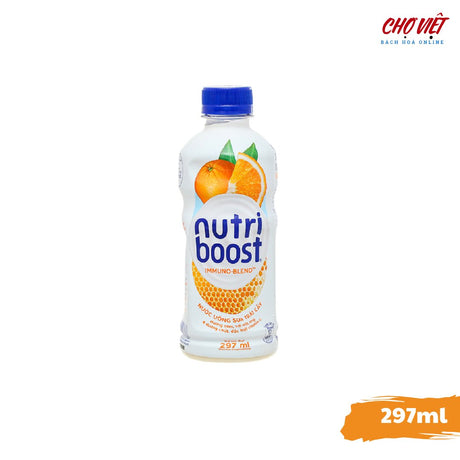 Nước Uống Sữa Trái Cây NutriBoost - Vị Cam & Vị Dâu 297ml Chợ Việt K02