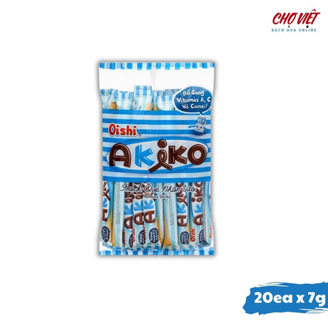 Snack Akiko Oishi Twin – Gói 20 cái x 7g Chợ Việt K01