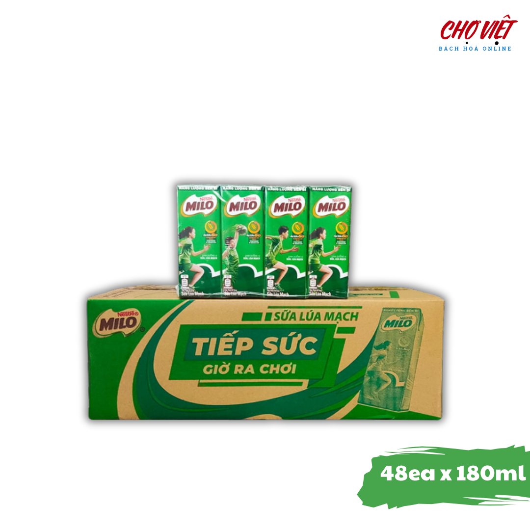 Sữa Milo 180ml Chợ Việt