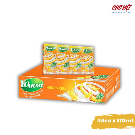 Sữa Yomost Hương Vị Cam 170ml Chợ Việt