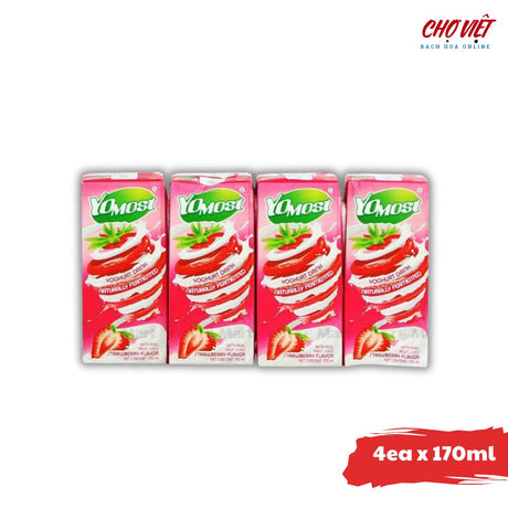 Sữa Yomost Hương Vị Dâu 170ml Chợ Việt